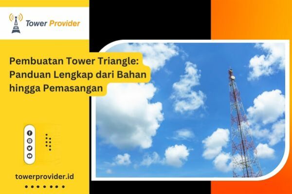 Pembuatan Tower Triangle Panduan Lengkap dari Bahan hingga Pemasangan